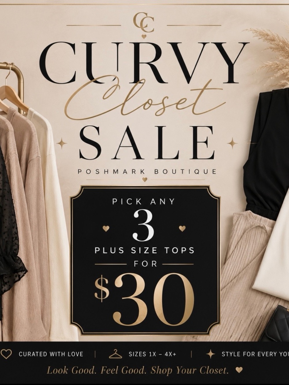 Curvy Closet Sale